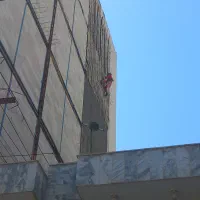 پیچ رولپلاک سنگ شستشوی نما راپل بدون داربست|خدمات پیشه و مهارت|مشهد, سجاد شهر|دیوار
