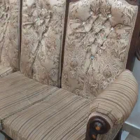 مبل کلاسیک و راحتی|مبلمان خانگی و میز عسلی|ایوان, |دیوار