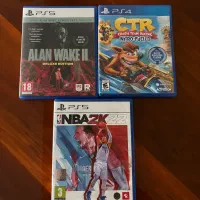 بازی های ps4/ps5 کراش alan wake 2 nba