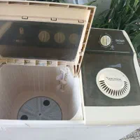 حراج لباسشویی دوقلو 9 کیلویی اسنوا|ماشین لباسشویی و خشک‌کن لباس|ایذه, |دیوار