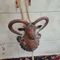چراغ گازی دوشعله طرح گوزن کاملا سالم