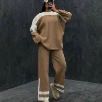 ست بلوز شلوار بافت