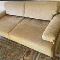 مبل راحتی چهارنفر دست دوم نو و‌ جدید.تخت خواب شو|مبلمان خانگی و میز عسلی|قم, سالاریه|دیوار