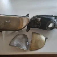 دو تا کاسه چراغ پراید با راهنما ها