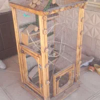 قفس چوبی  انتیک