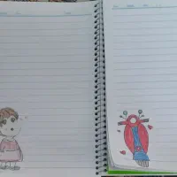 نقاشی دفتر مدرسه|تابلو، نقاشی، عکس|سمنان, |دیوار