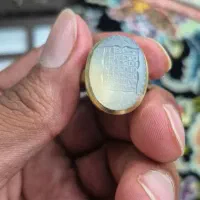 انگشتر نقره نو ( عقیق یمن نباتی )