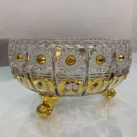 ظرف میوه خوری طلاکوب