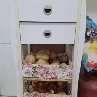 سبدسیب زمینی پیاز