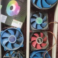 انواع فن سی پی یو کامپیوتر|قطعات و لوازم جانبی رایانه|کرج, چهارصد دستگاه|دیوار