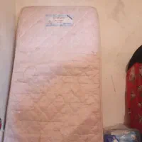 تخت خواب یکنفره با تشک فنری