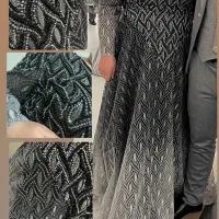 لباس مجلسی پوشیده سنگ دوزی