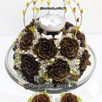 سینی حنا ، دسته گل حنا ، اکسسوری حنایی|صنایع دستی و سایر لوازم تزئینی|شیراز, شهرک فرهنگیان|دیوار