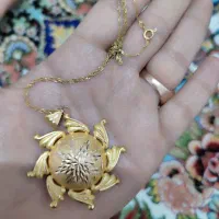 پلاک طلا خورشیدی درحد نوو با وزن 6گرم و40سوت|جواهرات|تربت جام, بیست متری منبع آب|دیوار