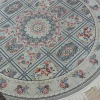 فرش گرد یک ونیم در یک ونیم