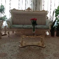 سرویس مبل کلاسیک ۹ نفره پتینه نو و در حد جهیزیه|حراج|مشهد, شهید بهشتی|دیوار