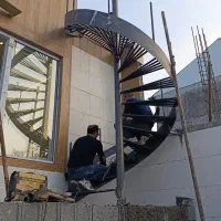 پله های ویلایی گرد پیچ|مصالح و تجهیزات ساختمان|دماوند, دماوند|دیوار