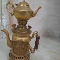 کتری زغالی با قوری|کلکسیون اشیاء عتیقه|شاهرود, |دیوار