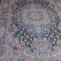 فرش دستبافت ۱۲متری سالاری دو متن و ابریشم رج ۵۰|فرش|اسکو, |دیوار