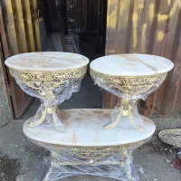 جلومبلی برنزی و عسلی برنزی|مبلمان خانگی و میز عسلی|پاکدشت, خاتون آباد|دیوار