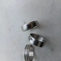 حلقه. ازدواج استیل رنگ ثابت