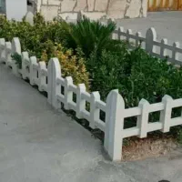 حراج نرده دور باغچه طرح چوب