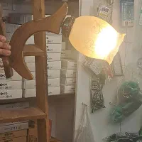 لوستر دیواری چوبی شیک و نوستالژی