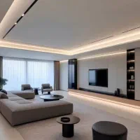 کناف تایل پی وی سی سقف کاذب لکه کاری