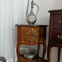 اینه و شمعدان با میز تلفن|مبلمان خانگی و میز عسلی|قم, انسجام|دیوار