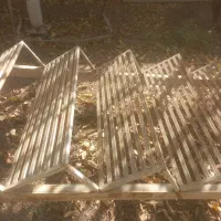 پله آهنی همراه حفاظ