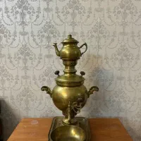 سماور برنجی ذغالی