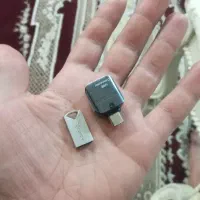فلش USB ۳۲ گیگ به همراه یک عدد OTG در حد نو