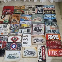 پلاک فلزی کاستوم دکوری