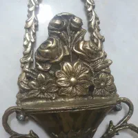 ساعت آویز بزرگ برنجی برنزی قدیمی کاملا سالمه|کلکسیون اشیاء عتیقه|ساری, |دیوار