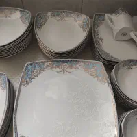 سرویس چینی ۱۸نفره کامل بدونه لب پریدگی وایراد|ظروف سرو و پذیرایی|اسدآباد, |دیوار