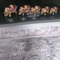 فیل برنجی دکوری