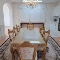 نهار خوری هشت نفره تمام چوب راش