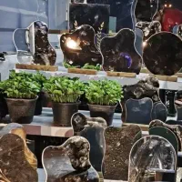 اینه پایه چوبی