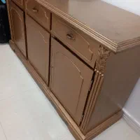 میز دراور چوب راش