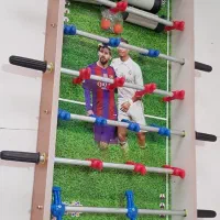 فوتبال دستی MDF پایه دار رومیزی