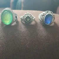 انگشتر شمایل حضرت علی یاقوت کبود گرمی ۵۰۰