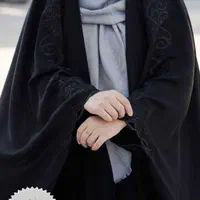 چادر مشکی عربی عبایی گلدوزی و سنگدوزی کد kai8905|لباس|کامیاران, |دیوار