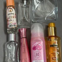 شیشه خالی ادکلن و مام