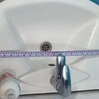 روشویی چینی با پایه|لوازم سرویس بهداشتی|مشکین‌دشت, |دیوار