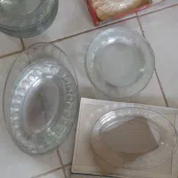 سرویس صبحانه خوری.پیرکس.سینی|ظروف سرو و پذیرایی|شاهین‌شهر, گزبرخوار|دیوار