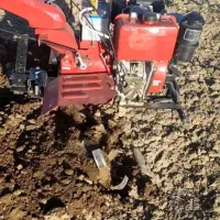 خدمات شخم زنی باغ و گلخانه با تیلر دیزلی