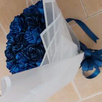 دسته گل ربانی 55 شاخه|گل مصنوعی|رباط‌کریم, رباط‌کریم|دیوار