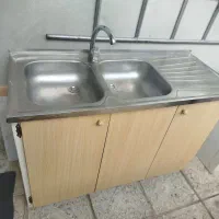 یک عدد سینک ظرفشویی و یک عدد کابینت|مصالح و تجهیزات ساختمان|مراغه, |دیوار