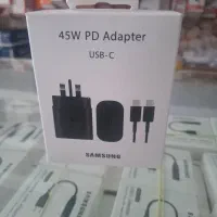 شارژر دیواری اورجینال 45وات سامسونگ همراه کابل