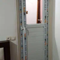 در پنجره پی وی سی pvc تکجداره|مصالح و تجهیزات ساختمان|خاوران, |دیوار